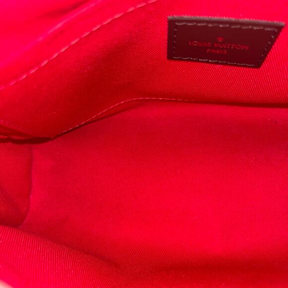 LOUIS VUITTON Croisette Damier Ebene Canvas Top Handle Bag - Picture 6 of 13